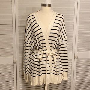 🌟HP🌟 Talbots Striped Tie Waist Sweater